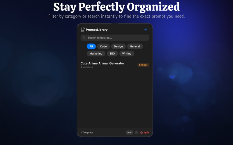 BarPrompt interface screenshot 3 of 5